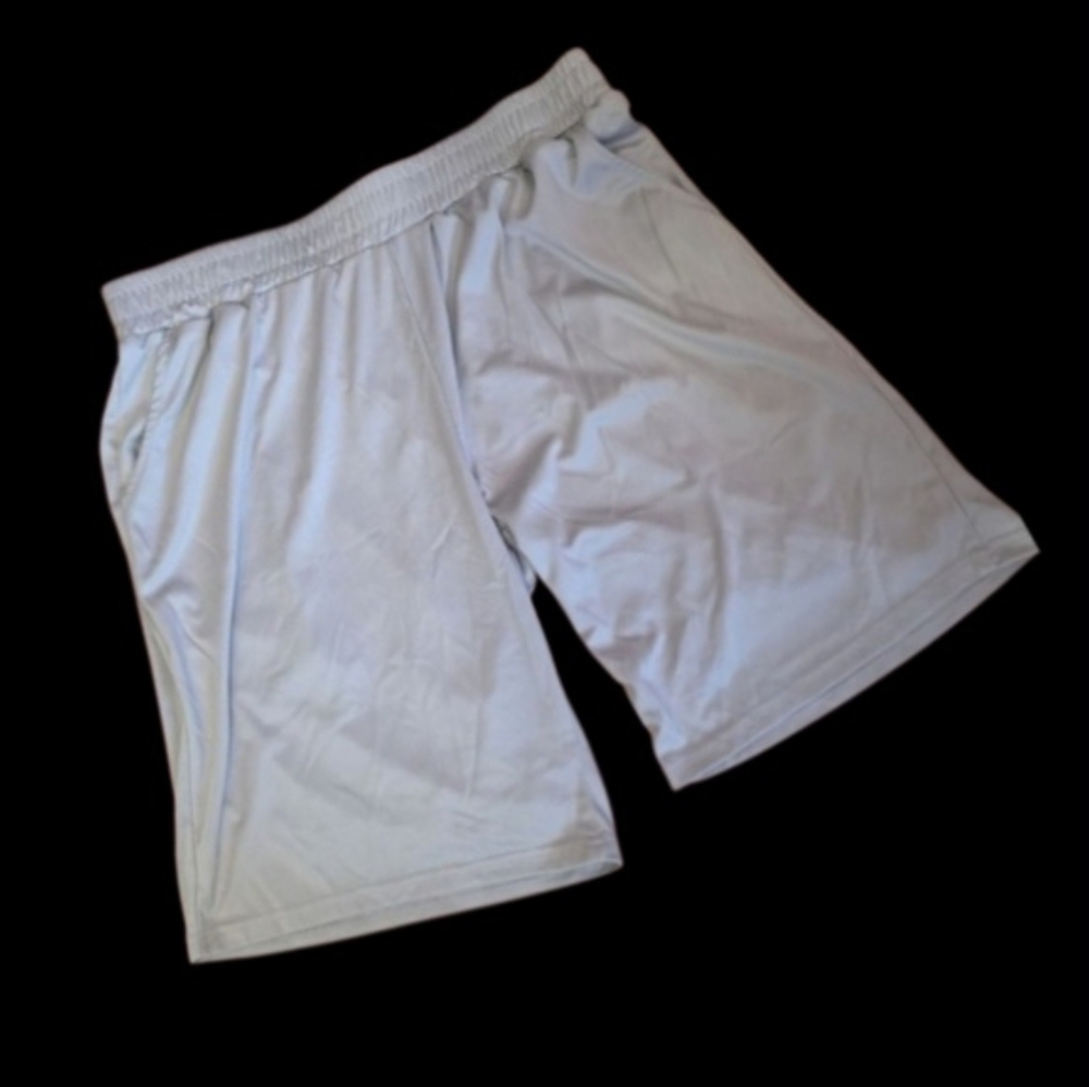Men's White Athletic Shorts Sz L